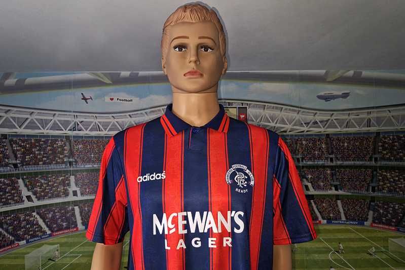 Rangers Footbal Club Adidas replika z sezonu 1993-94 away size: XXL