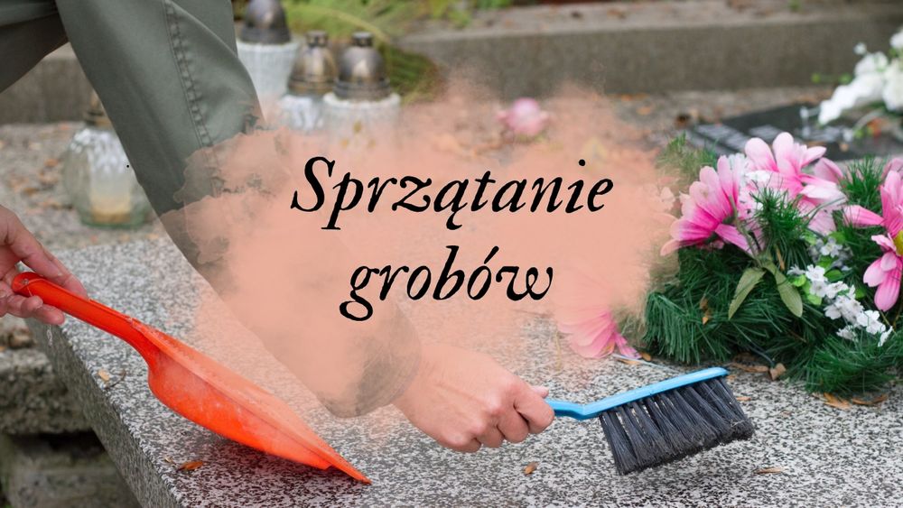Sprzątanie grobów Kucharki / Gołuchów