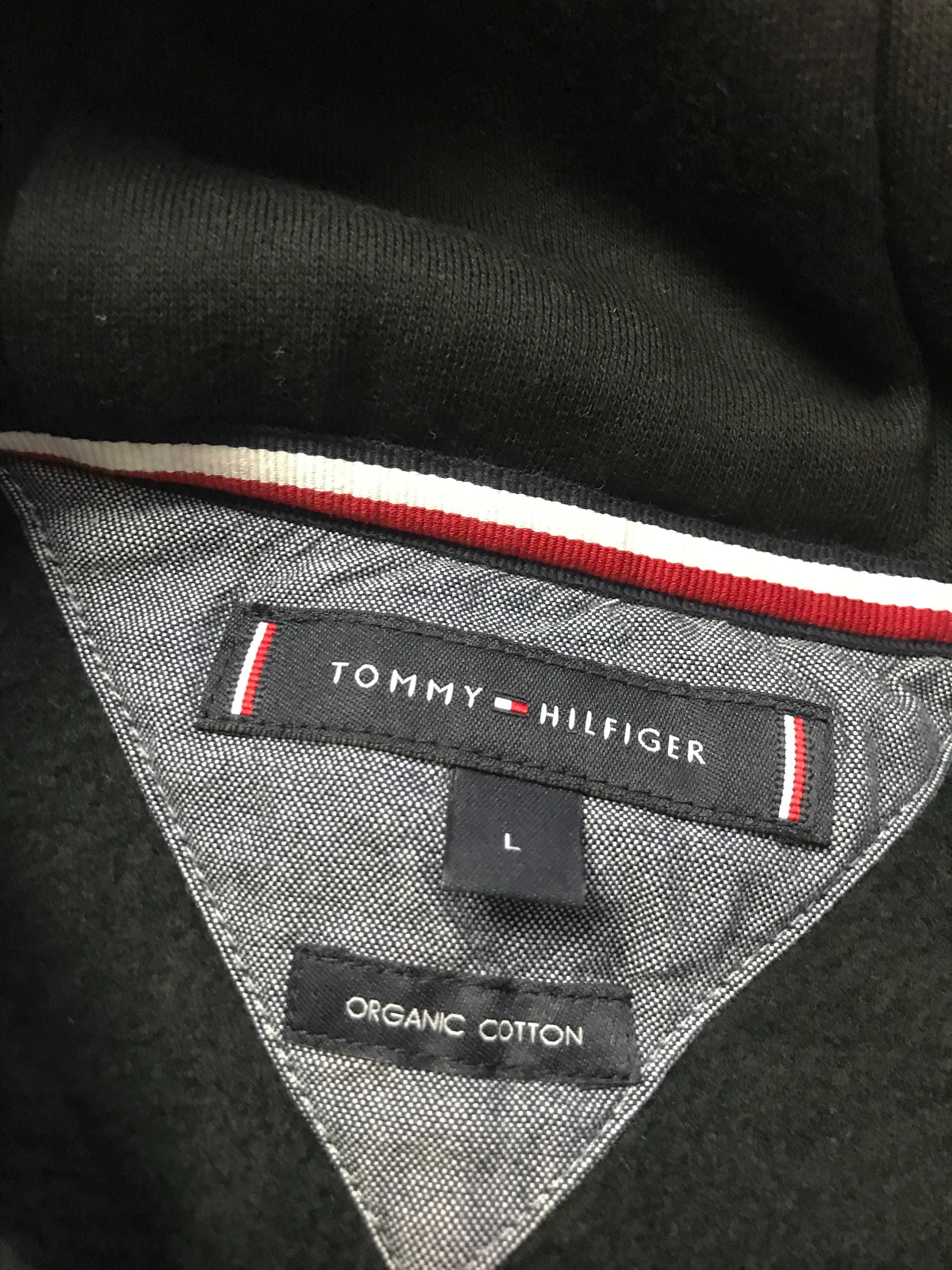 TOMMY HILFIGER r.L oryginalna bluza z kapturem męska stan BDB