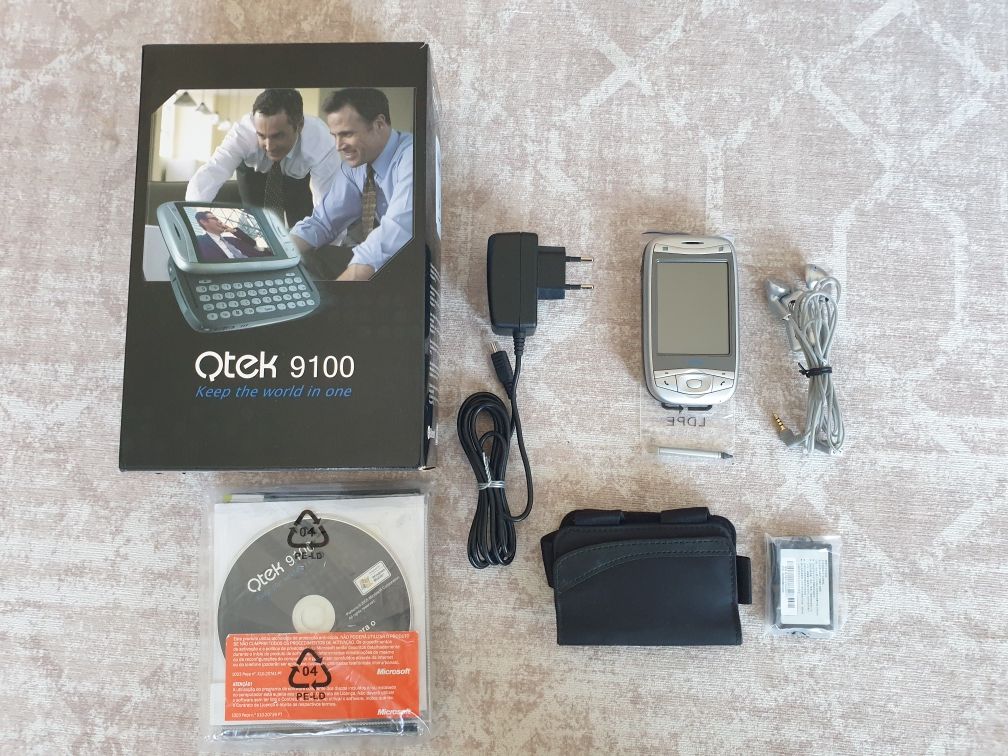 Qtek 9100 com caixa