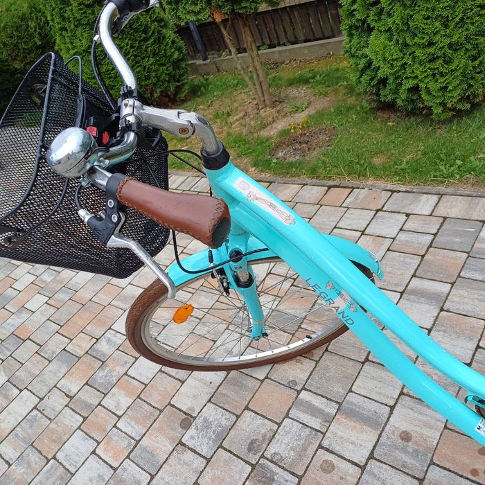 Rower kross legrand mietowy koszyk