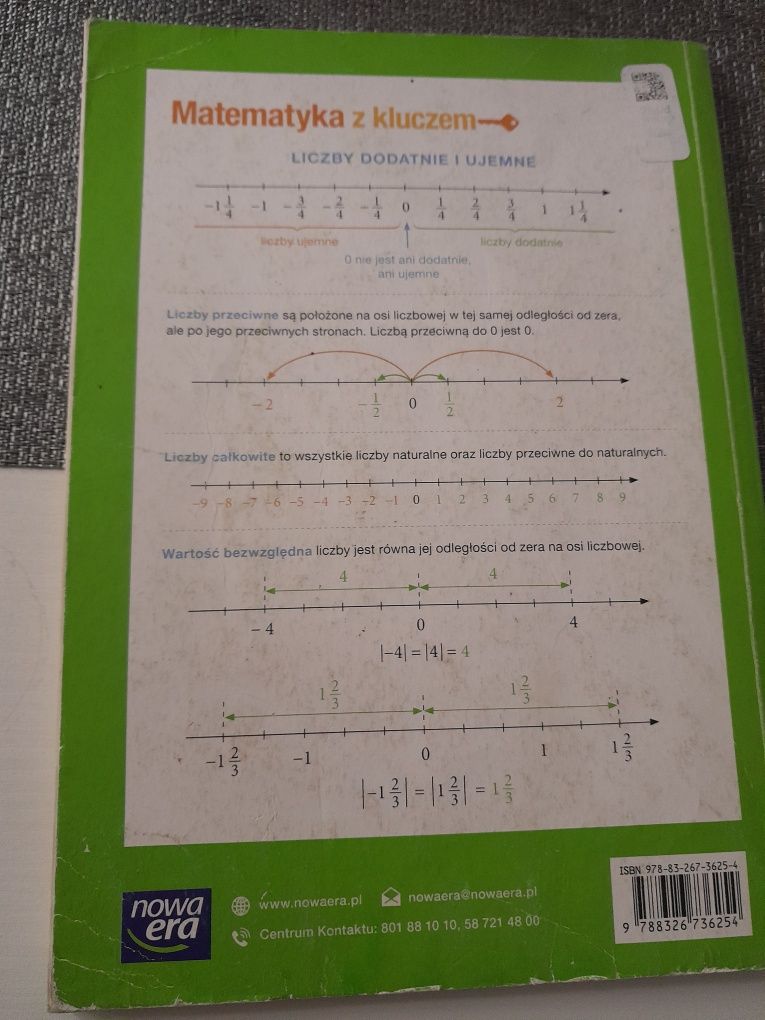 Matematyka klasa 6 cz. 1 i 2  Podręcznik do matematyki z kluczem