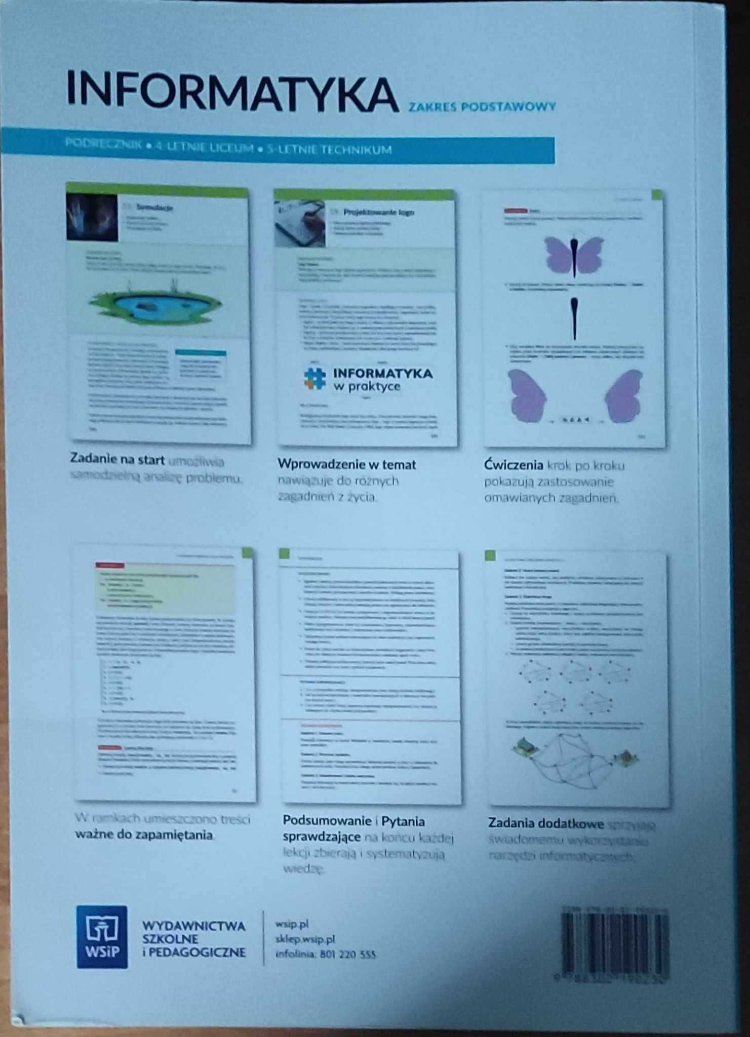 Informatyka 2 podręcznik zakres podstawowy WSIP