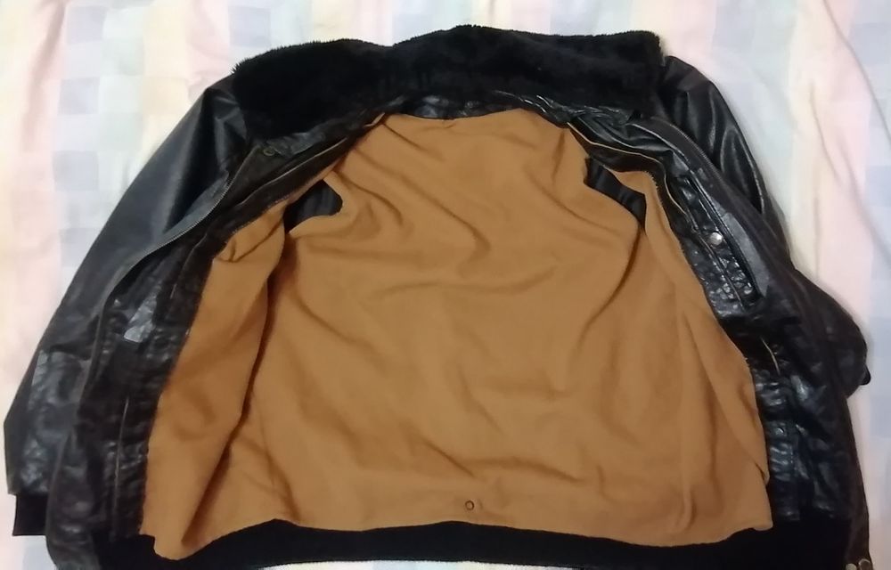 Бомбер McDouglas куртка 50 шкіряна льотна пілот авіатор кожаная кожа