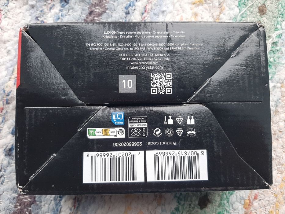 Nowy ekskluzywny zestaw kieliszków zastawa komplet dom kuchnia serwis