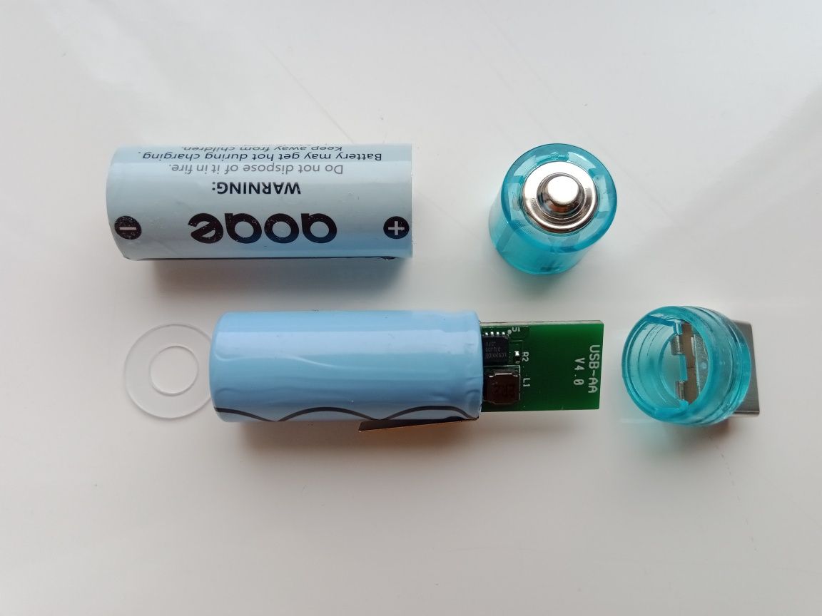 USB литий-ионный AA аккумулятор 1.5 Вольта