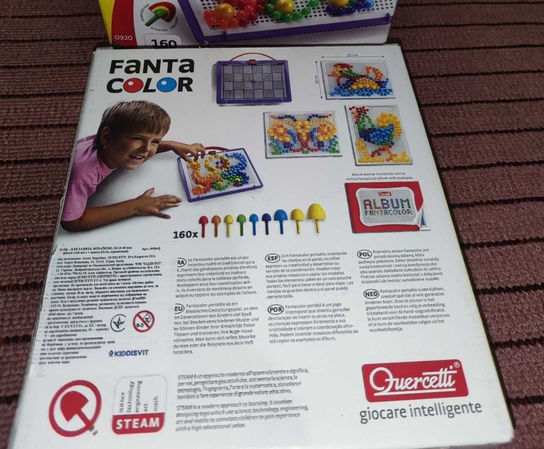 Набір для занять мозаїкою Quercetti Toy Mix

Ціна 325 грн

Розвиваючий