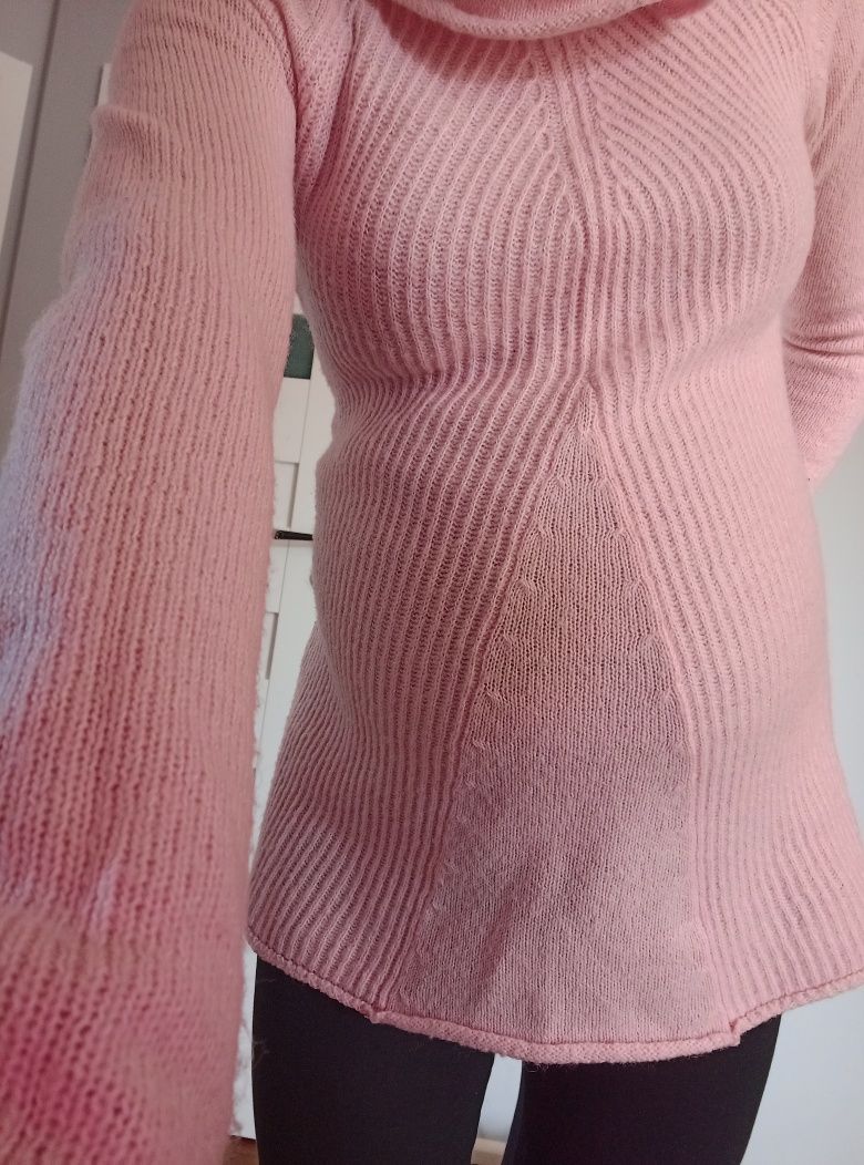 Sweter ciążowy S ciepły sweterek