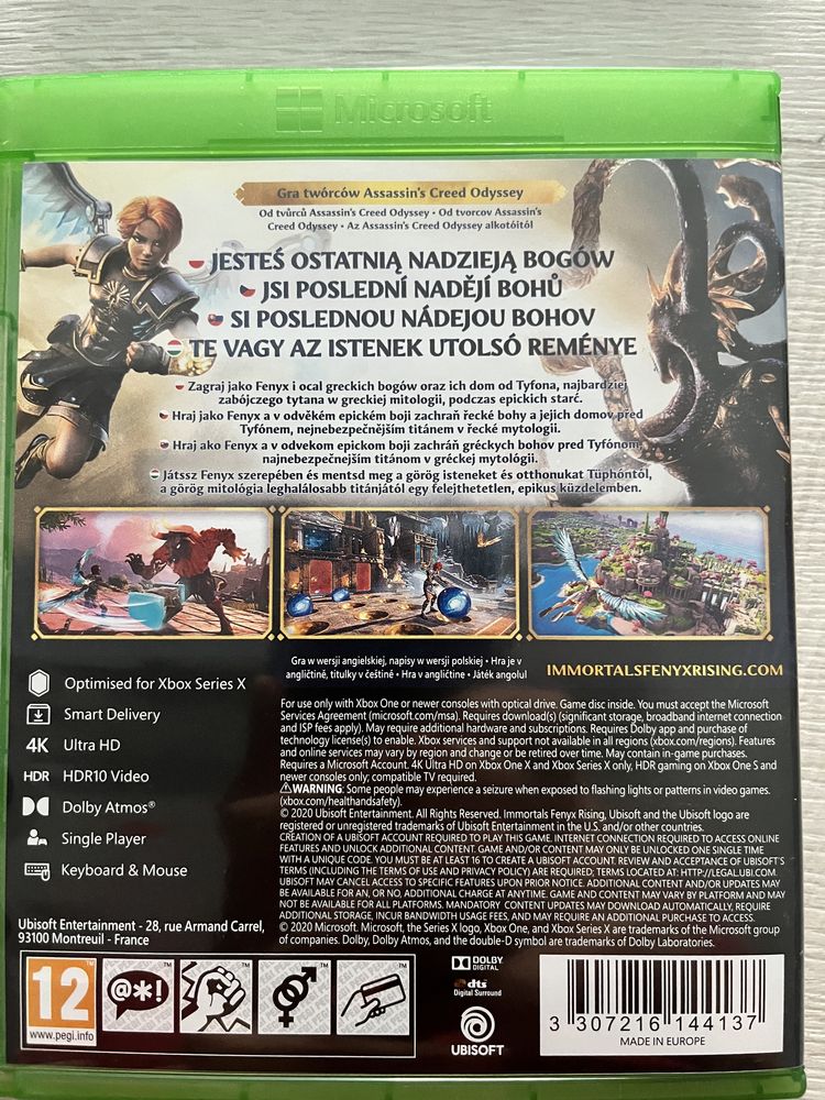 Immortals Fenyx Rising Xbox One / Xbox Series  X/S Wersja PL