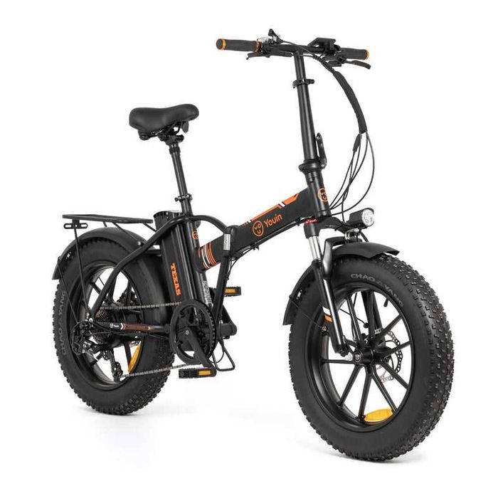 Bicicleta elétrica dobrável Youin Texas BK1200B, Folding Electric Bike