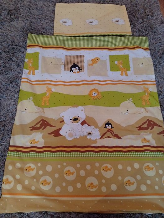 Pościel do łóżeczka 120 na90 40 na60 nowa 100%bawelna