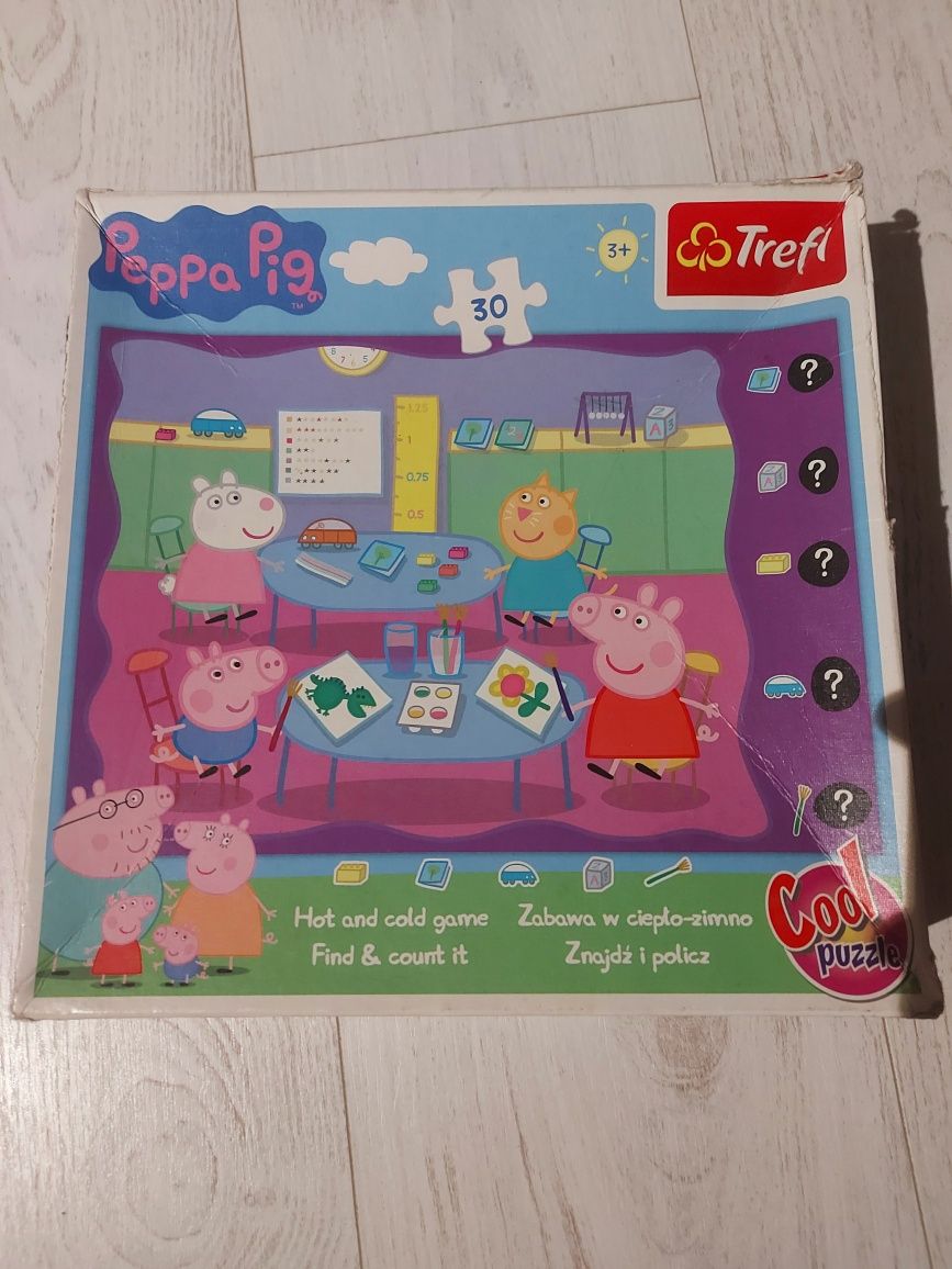 Puzzle dla dzieci peppa pig świnka peppa