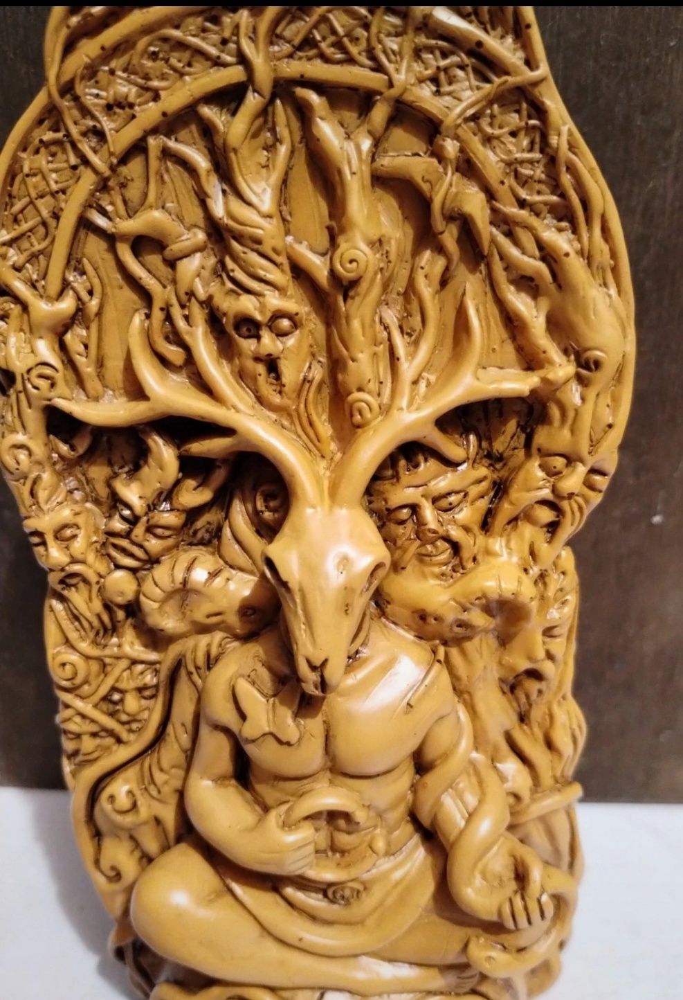 Cernunnos 17 cm płaskorzeźba