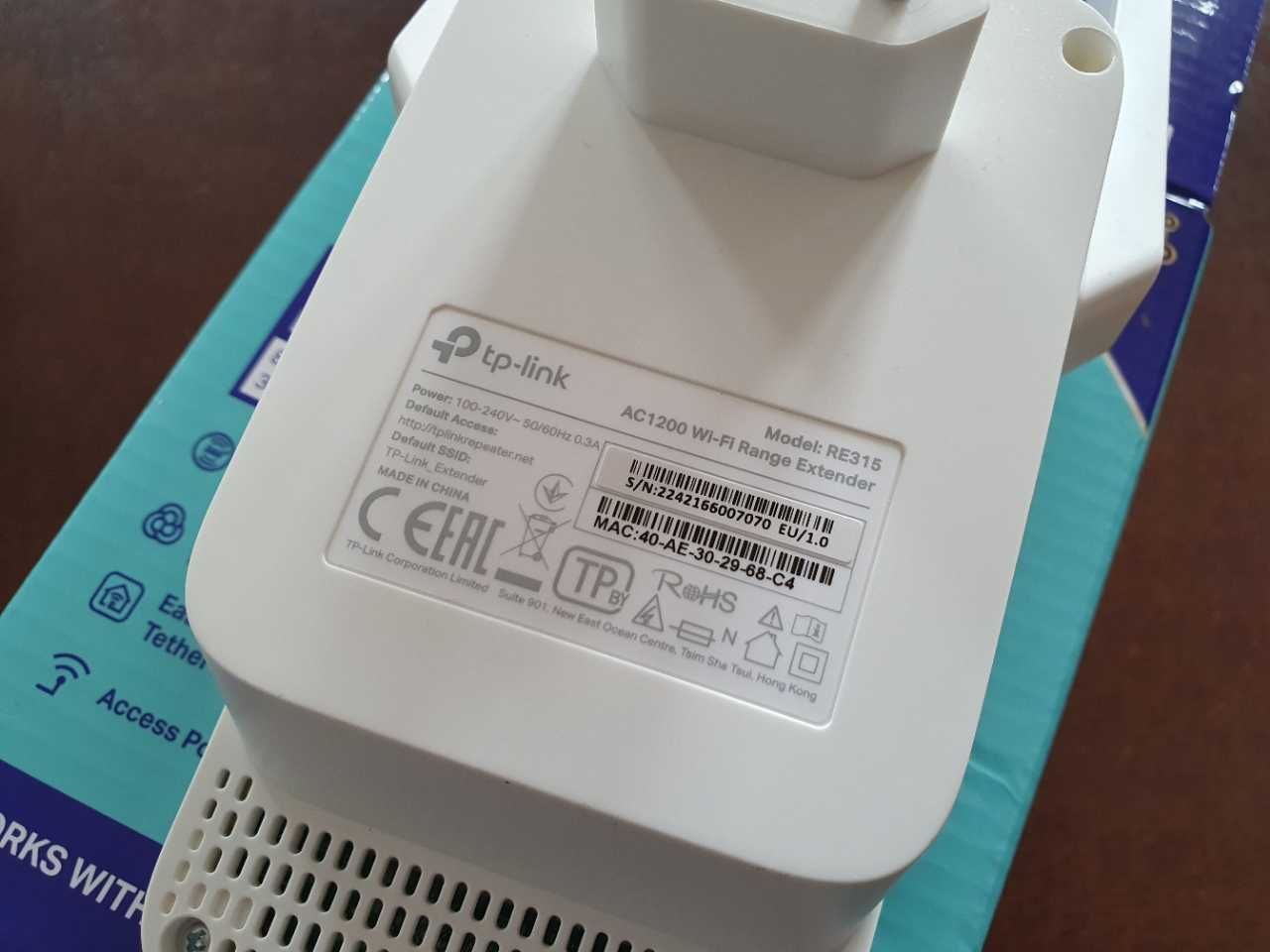 Wzmacniacz sygnału Wi-Fi Repeater TP-Link RE315 AC1200 2.4 / 5 Ghz