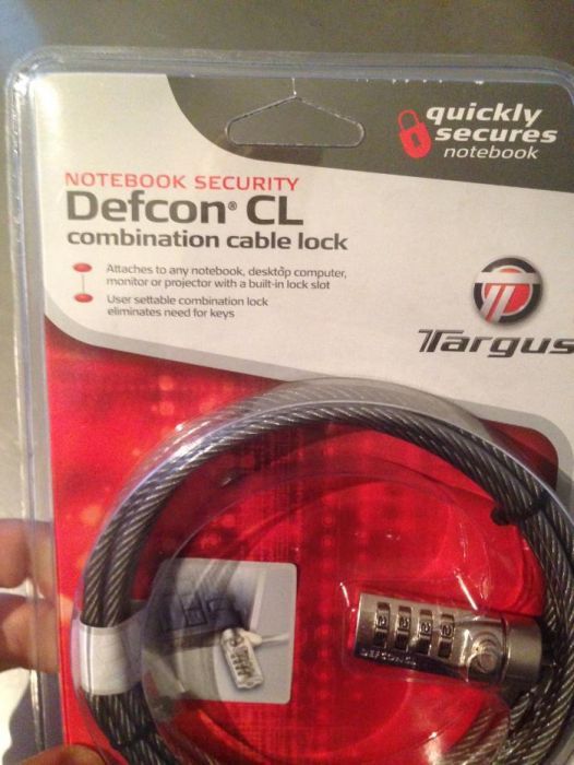 Cadeado para computador portátil