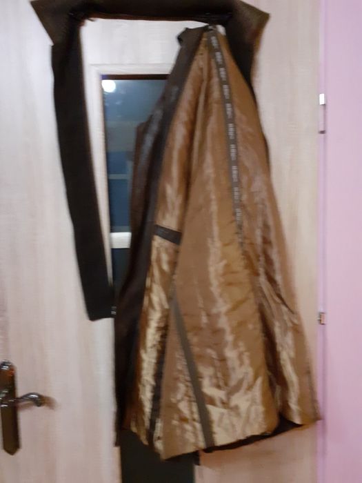 Męska skórzana kurtka/płaszcz