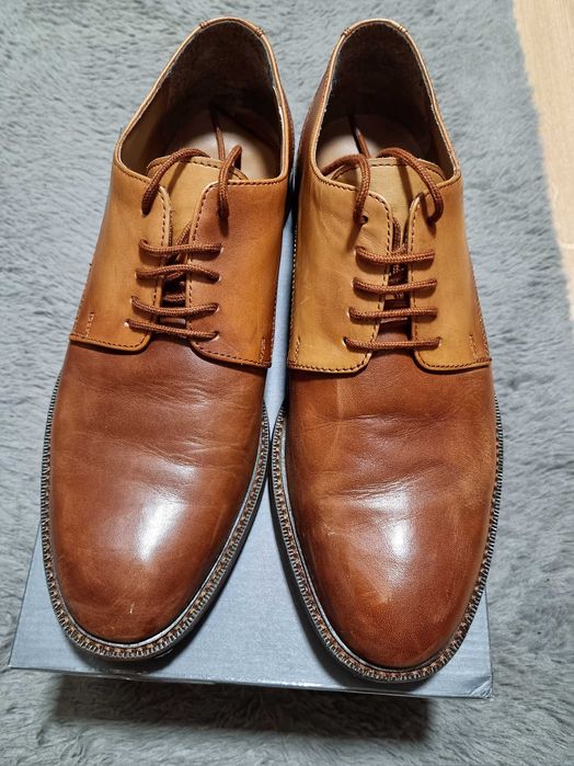 Buty męskie brązowa skóra rozm. 43