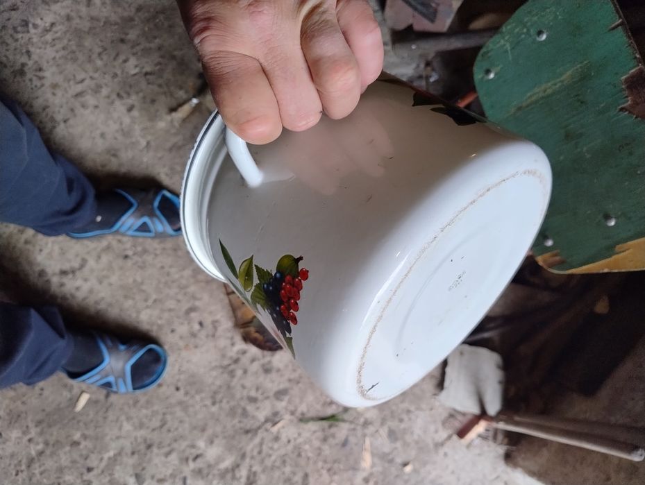 Кастрюля эмалированная 6 литровая