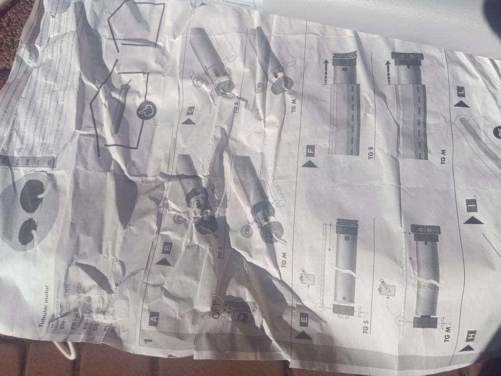 Silnik NICE do rolet zewnętrznych
