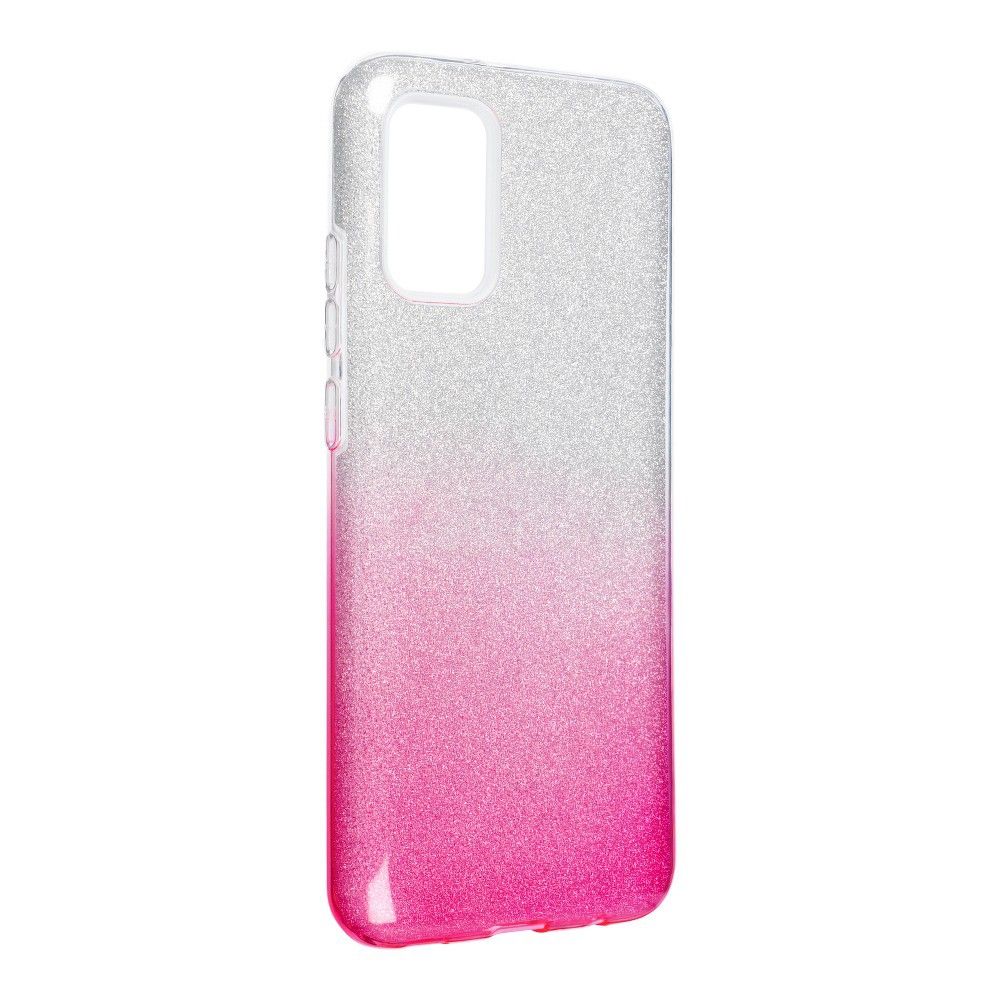 Etui SHINING do Samsung Galaxy A02s A025 Clear/Pink
