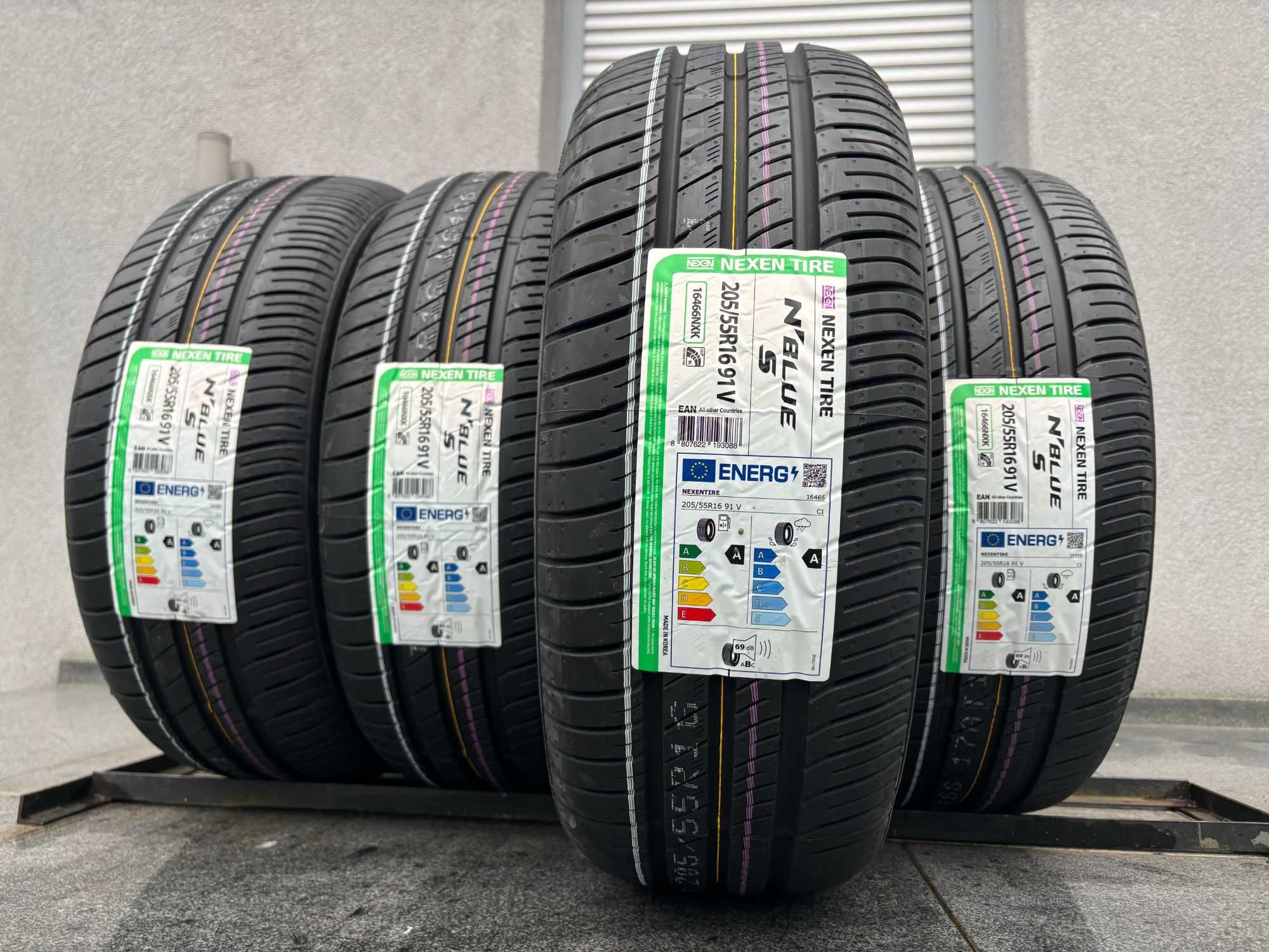 Letnia 205/55R16 Nexen N'BlueS 91V 2024r  Parametry A,A 69db ! gwar