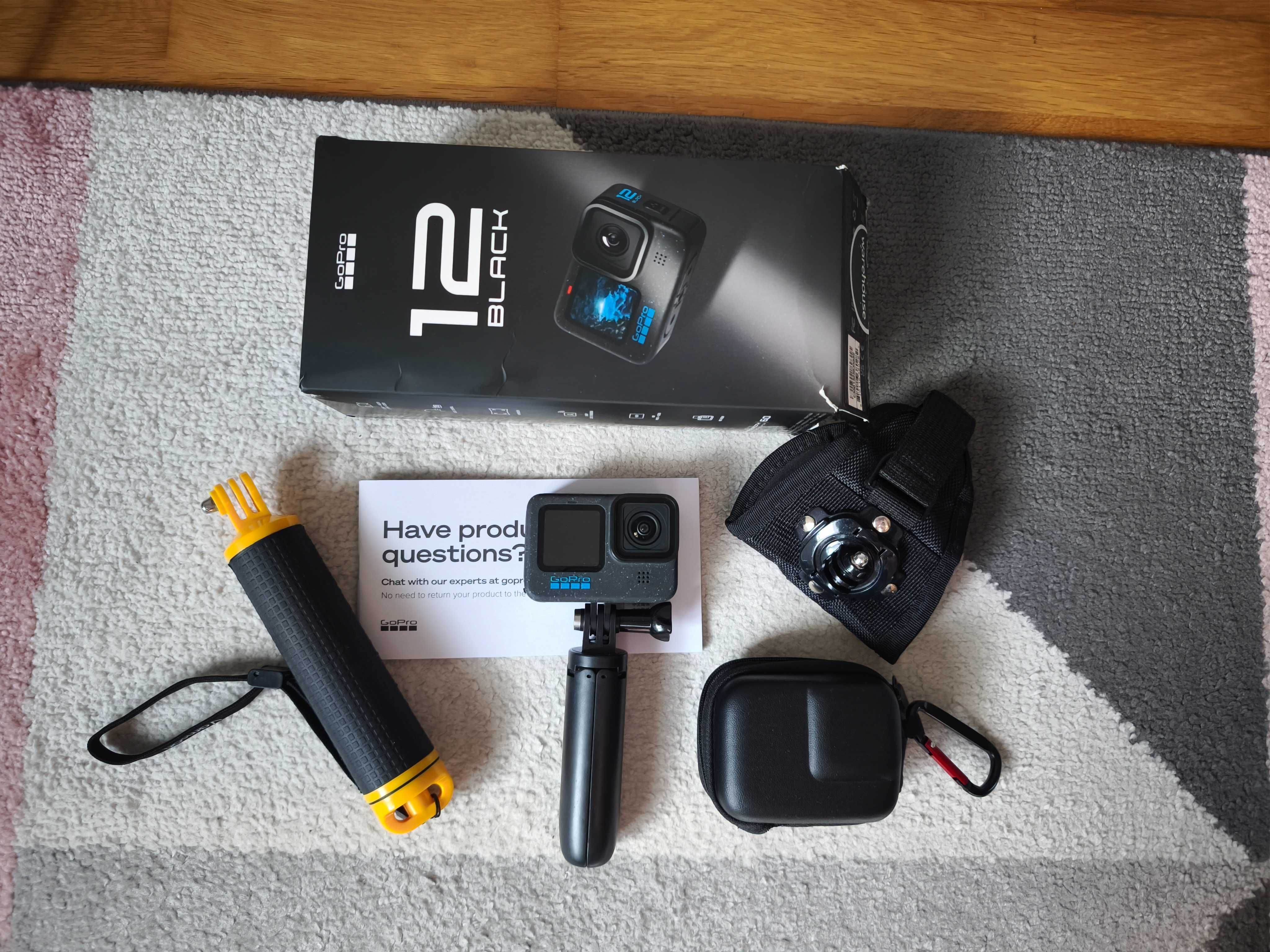 GoPro Hero 12 Black - com acessorios