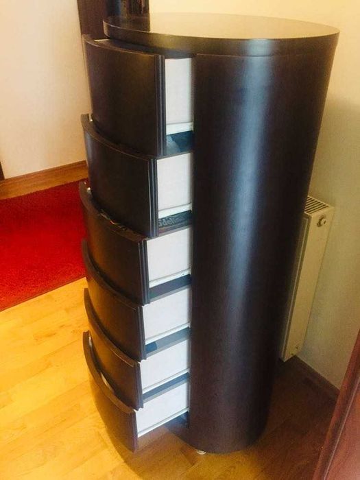 Stylowa szafka wenge połysk super cena