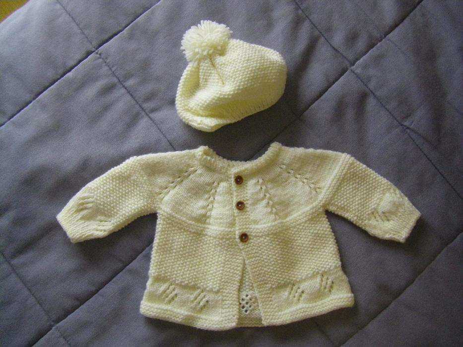 Casaquinho de Bébé em Tricot