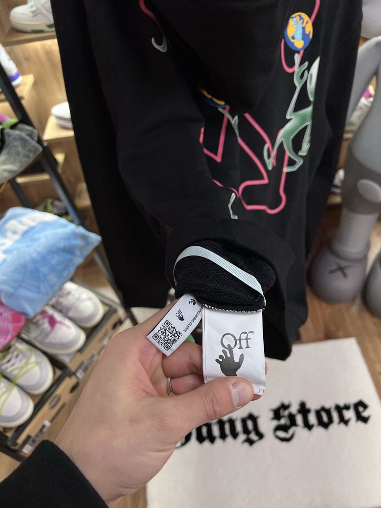 Худі Off-White Alien Arrow Skate Black