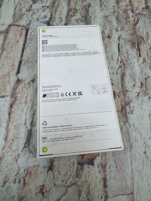 New Iphone 17 Pro Max 512gb neverlock Deep Blue Global 2000$