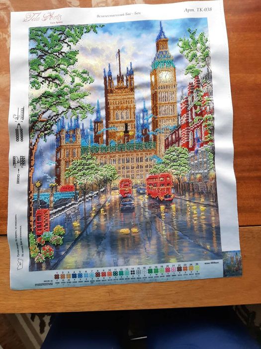 Картина бісером. Лондон.