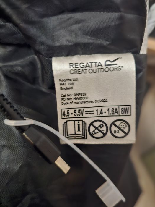 Casaco Regata  impermeável com aquecimento