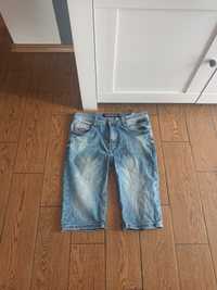 Męskie spodenki jeansowe r.33 modne