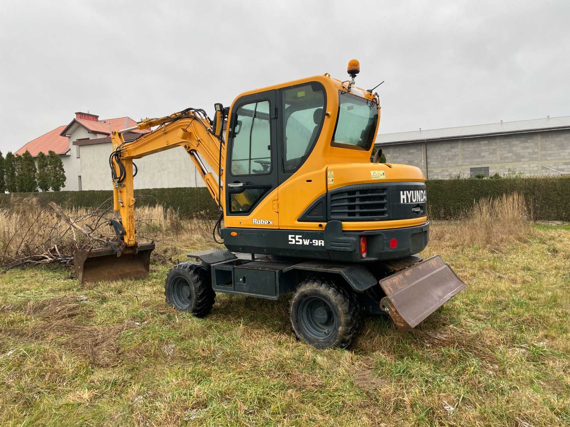 Koparka kołowa obrotowa Hyundai Robex 55W-9A / JCB CAT Terex Wacker /