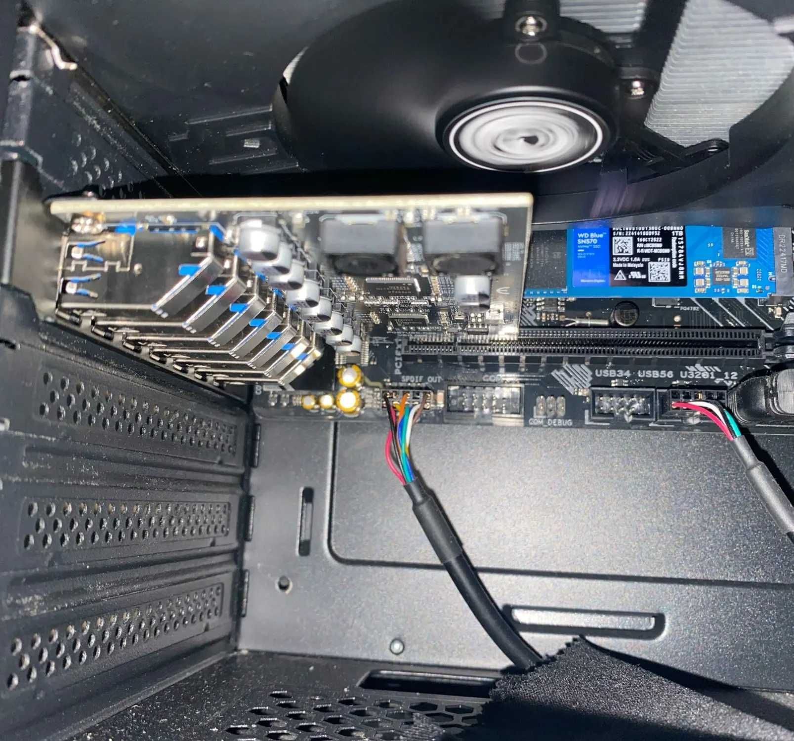 Контролер TISHRIC USB 3.2 Gen1 PCI Express з Розширенням на 7 портів