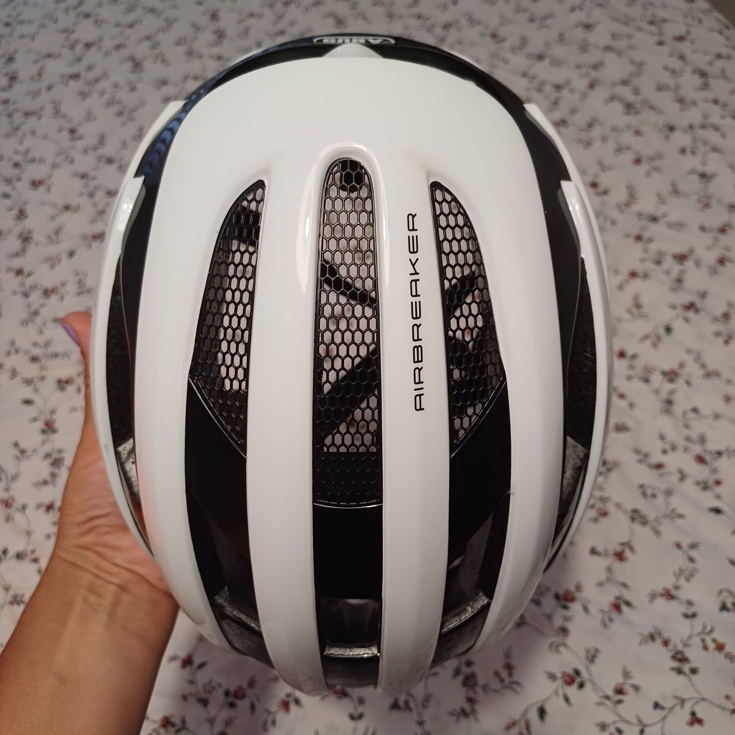 Capacete Abus Airbreaker branco tam. S