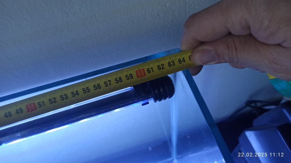 Lampa LED do akwarium biało niebieska 63cm