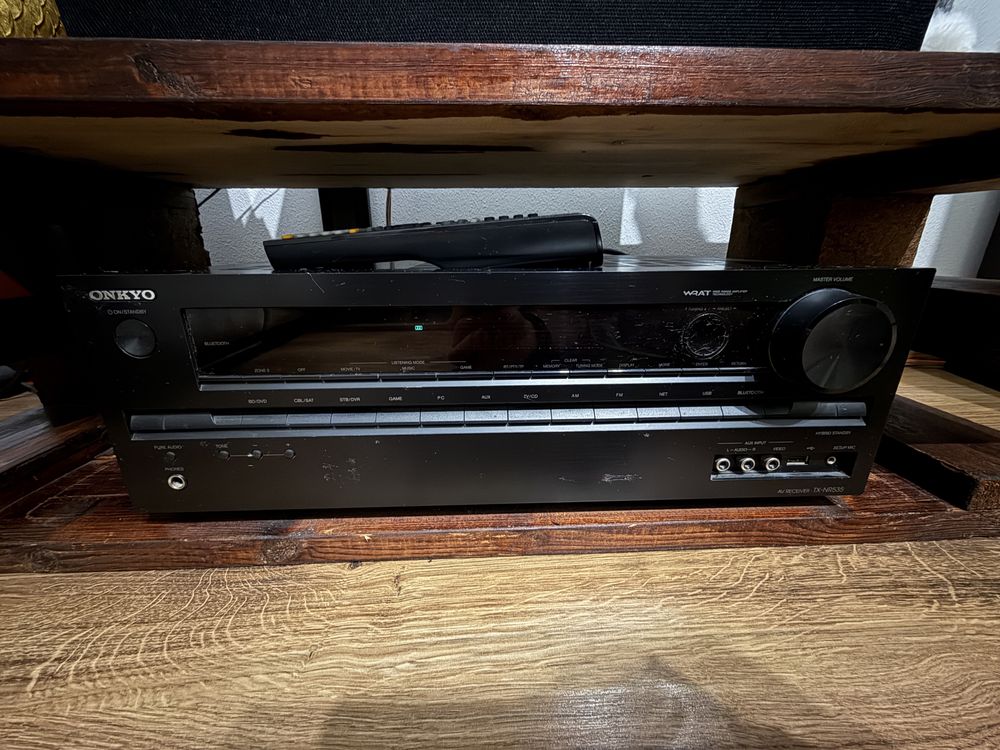 Kolumny wharfedale obsidian tower , amplituner ONKYO TX- NR535