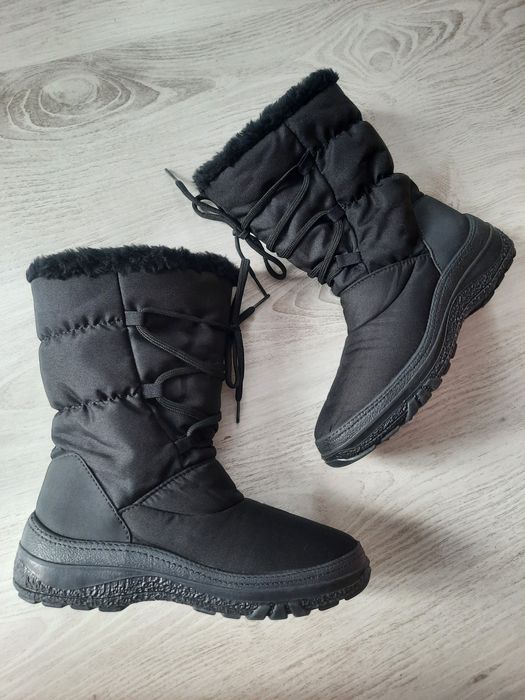 Зимние теплые сапоги чоботи дутики 25см р.38