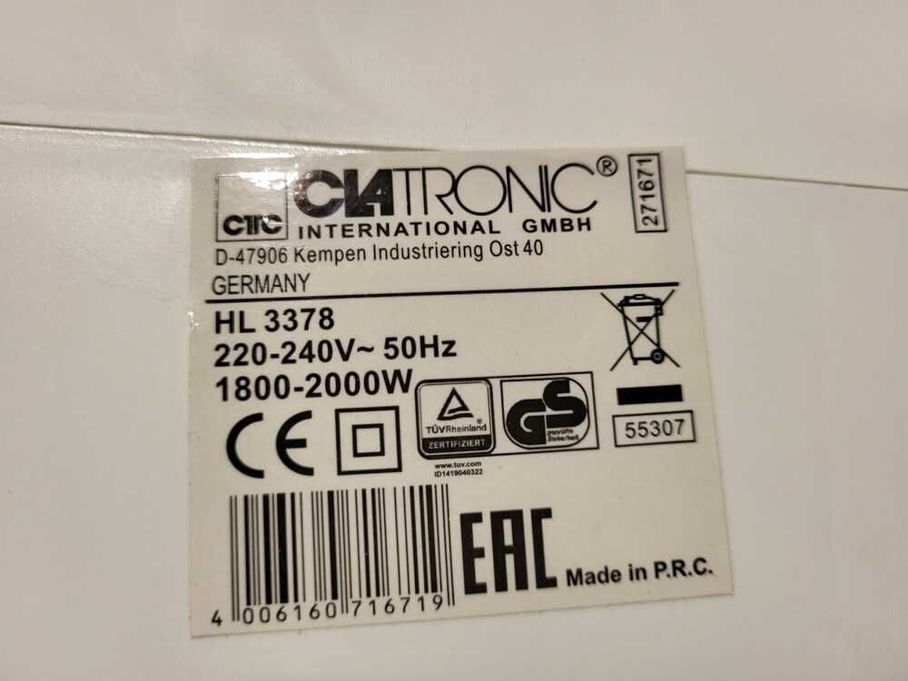 Termoventilador Clatronic HL 3378