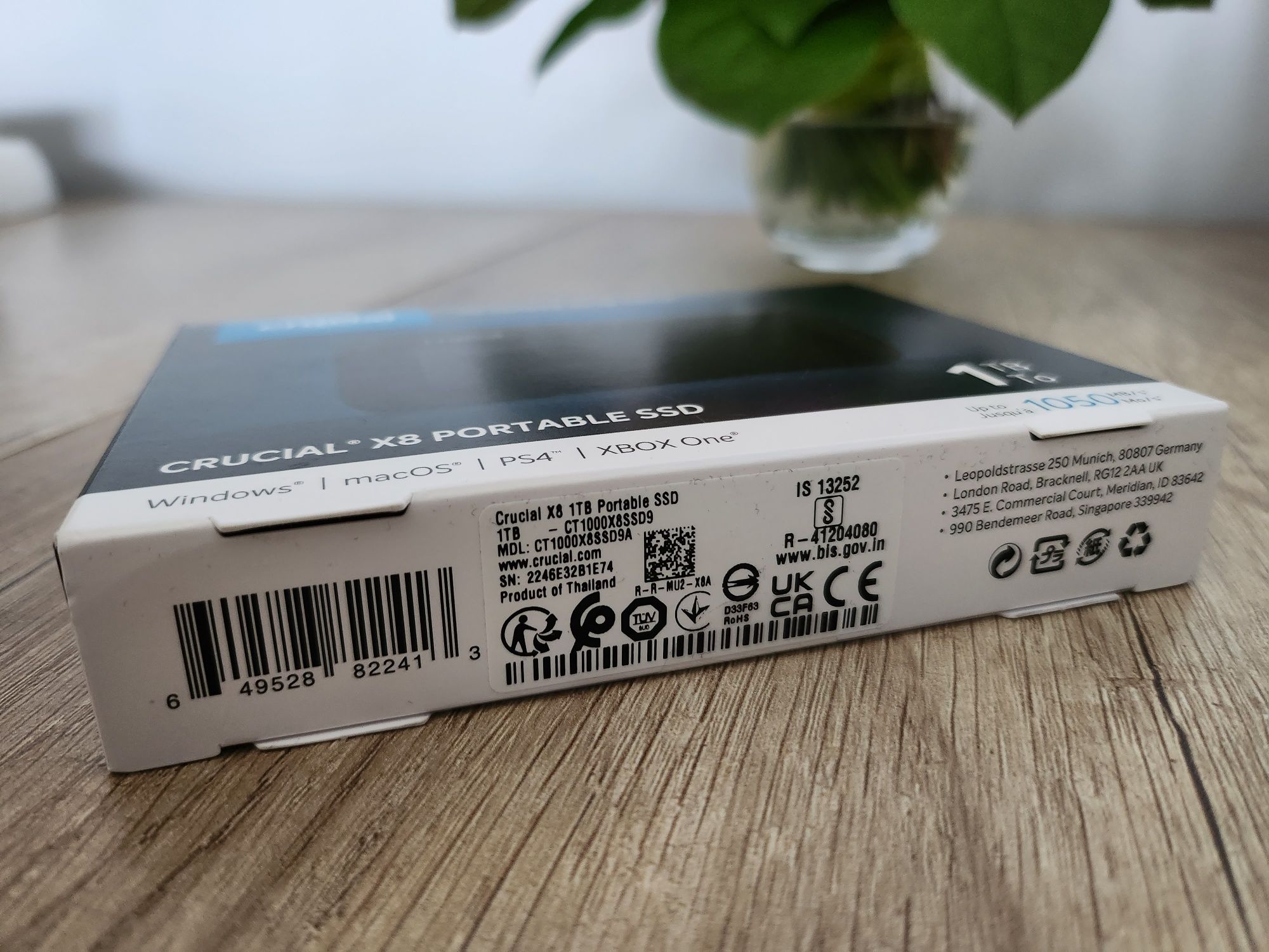 Dysk przenośny SSD Crucial X8 1TB PC, Xbox,Ps4