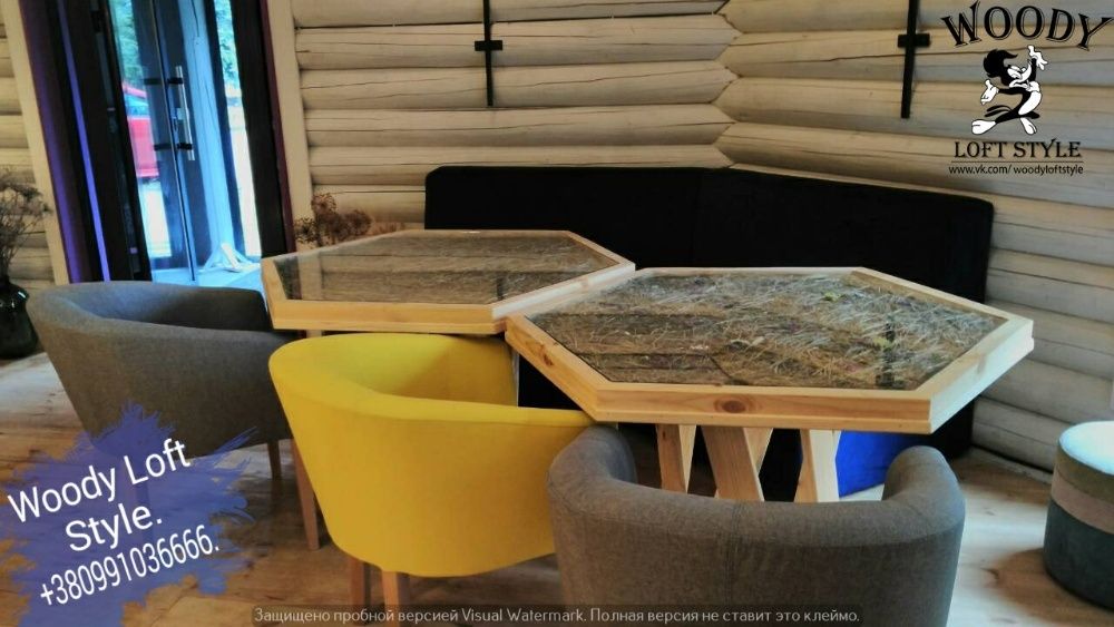 Мебель в стиле loft для кафе, баров и кальянных в стиле лофт, диваны