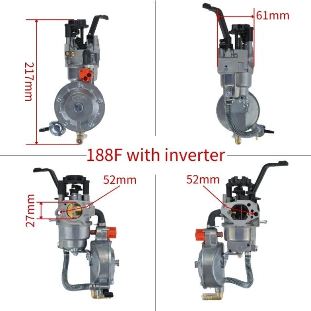 Газовий карбюратор для інверторного генератора