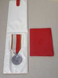 Medal '40 lat PRL' + legitymacja