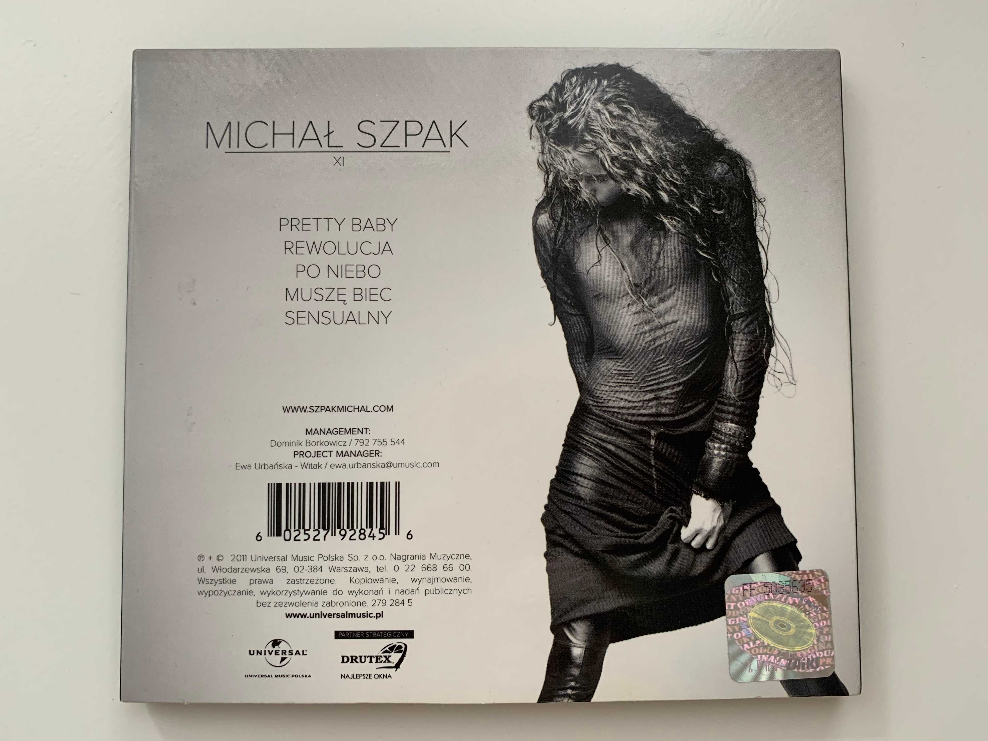 płyta kompaktowa CD Michał Szpak - XI możliwa wysyłka