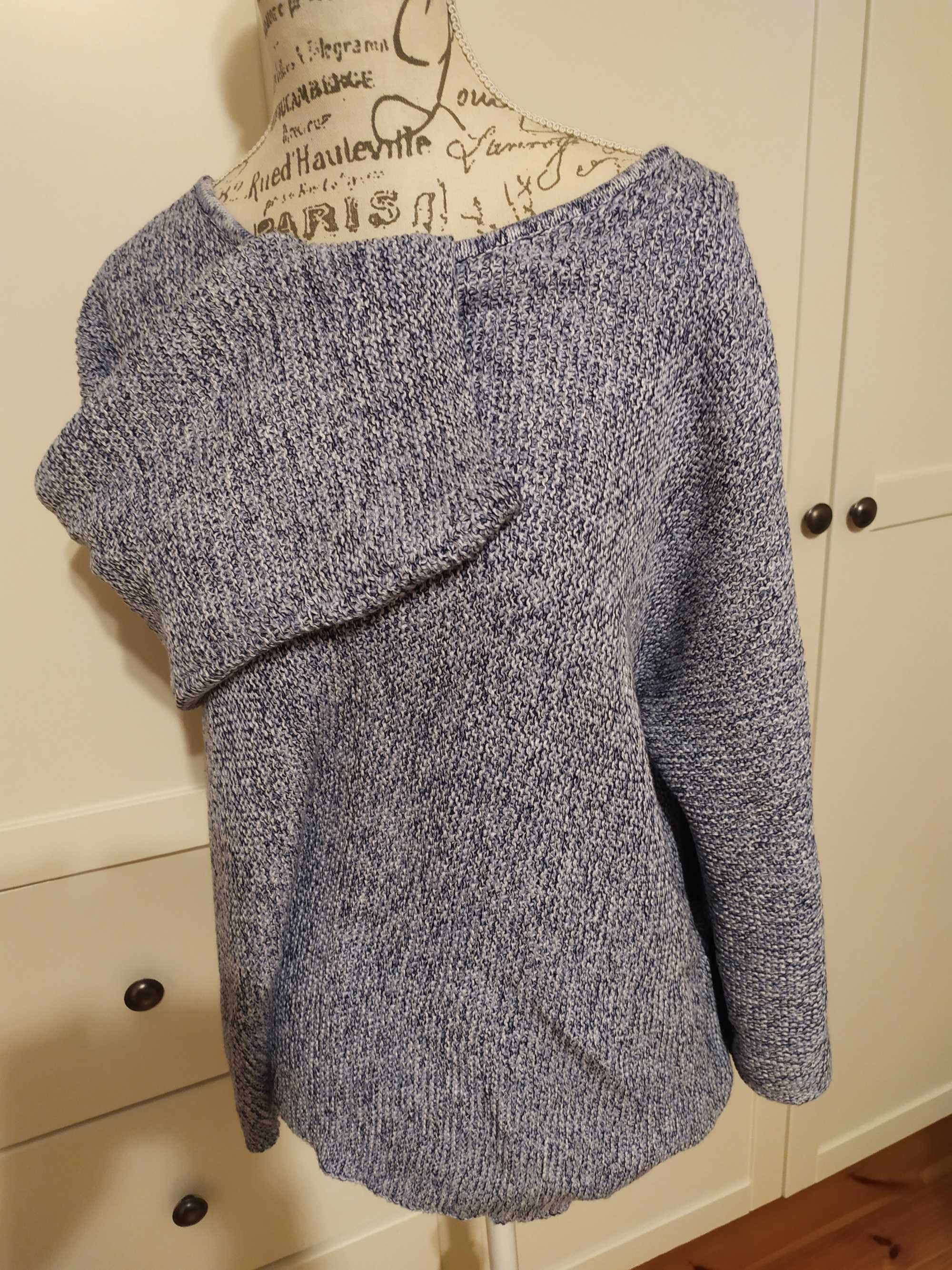 H&M Sweter melanż oversize nowy