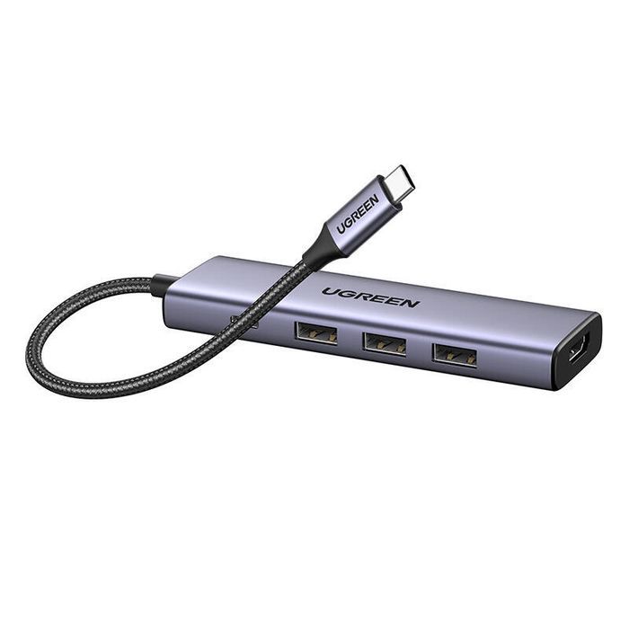 Hub / Adapter Ugreen Revodok CM511 USB-C do 3x USB, HDMI, USB-C,