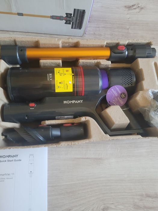 Пилосос бездротовий акумуляторний вертикальний Hompany порохотяг