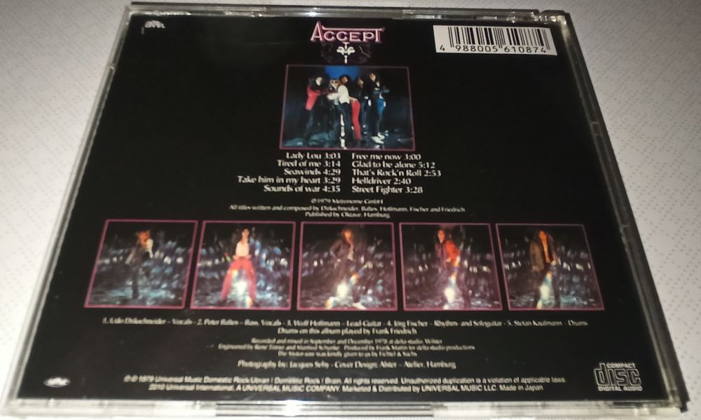 Rammstein Rhapsody Deep Purple Pink Floyd Accept CD