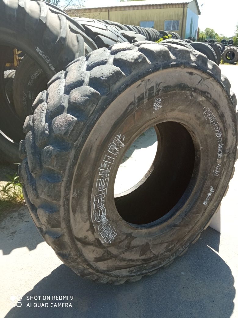 555/70R25 Michelin XH.  F opona używana przemysłowa